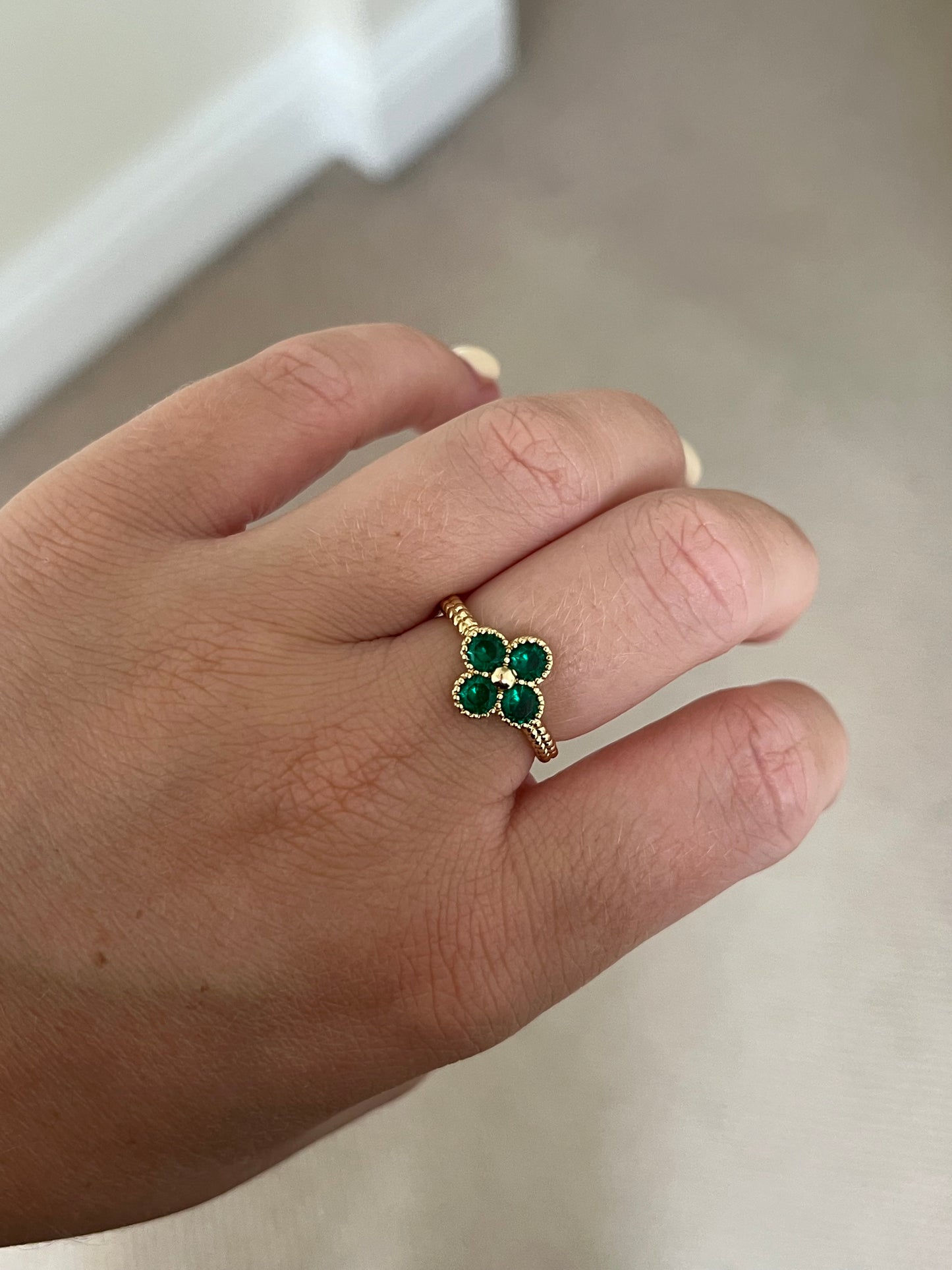 Statement Clover Ring