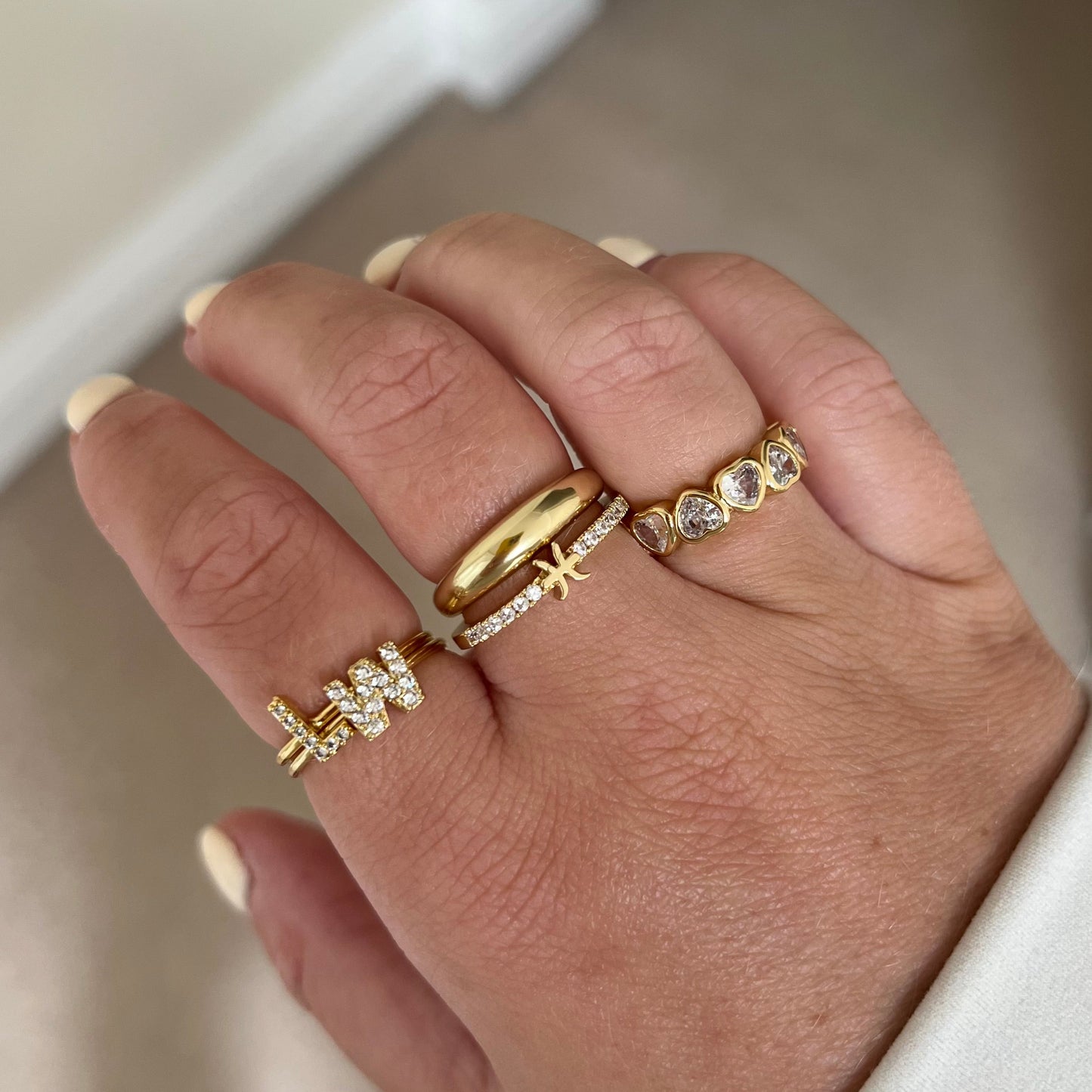 Starsign Crystal Ring