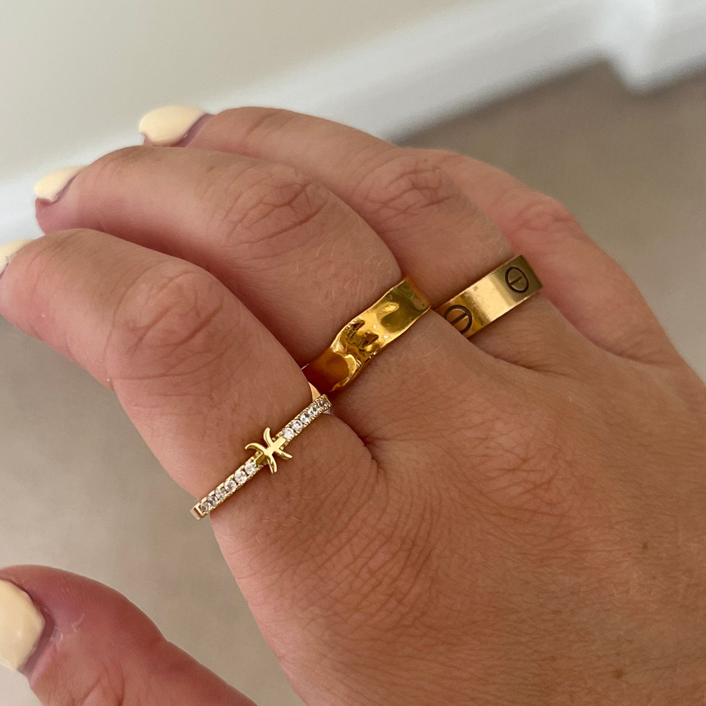 Starsign Crystal Ring