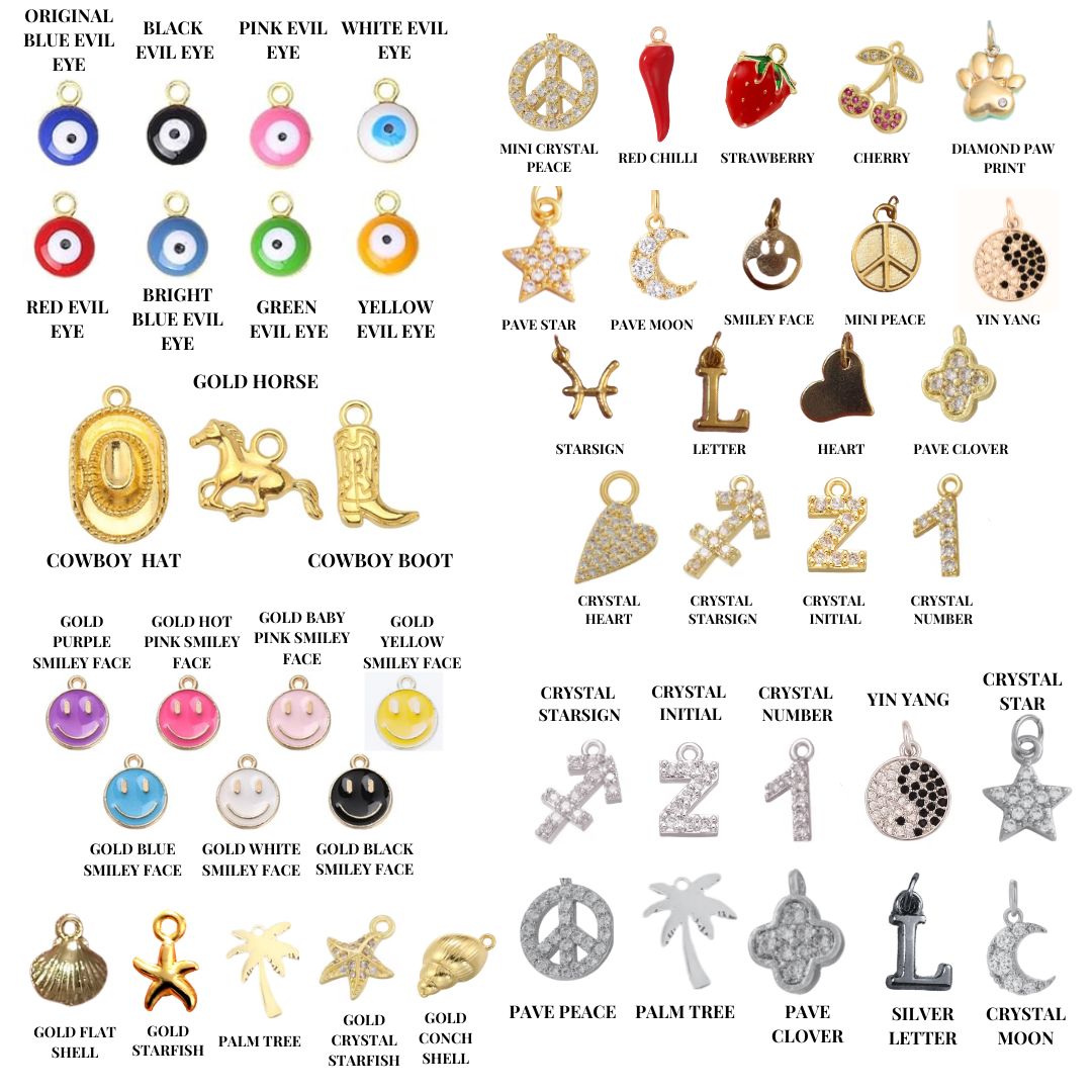 Build your own Chain Charm Bracelet