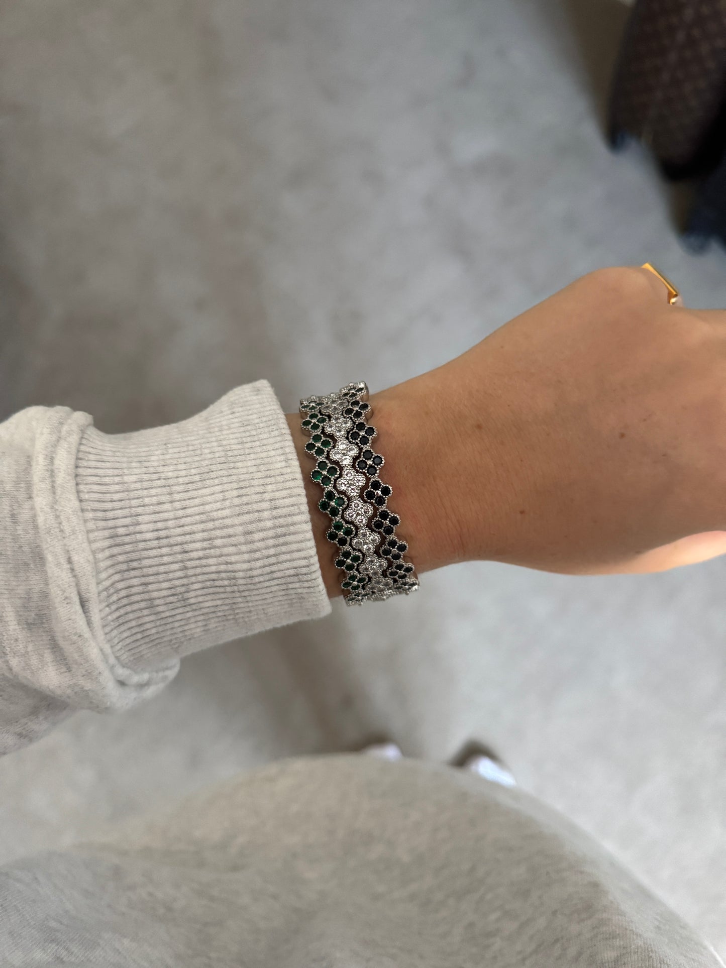 Clover Cuff Bracelet