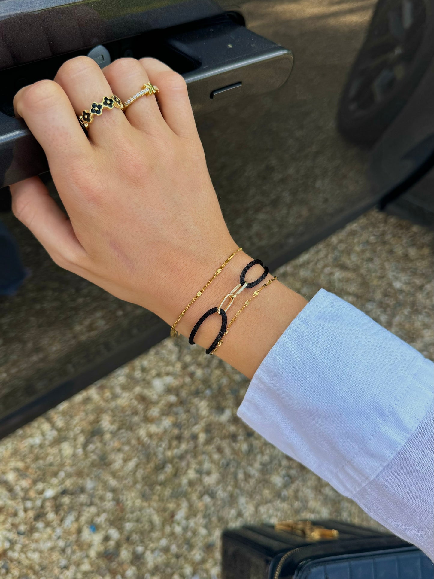 Dot Dash Chain Bracelet