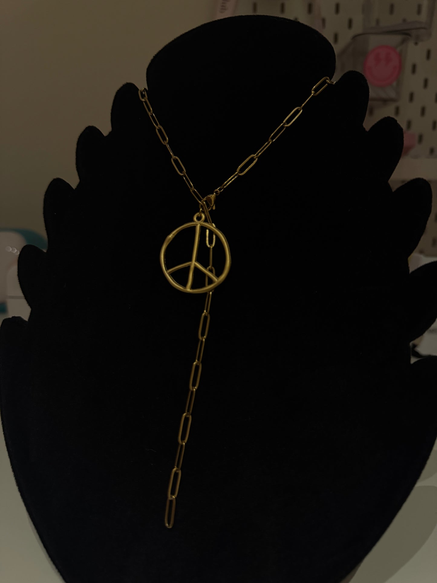 Large Peace Necklace