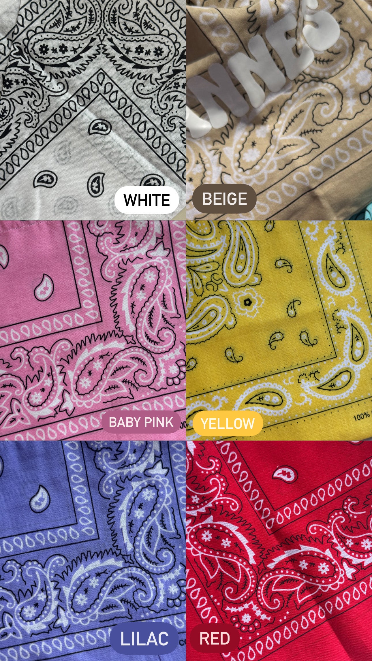 Bandana Drawstring Pouch