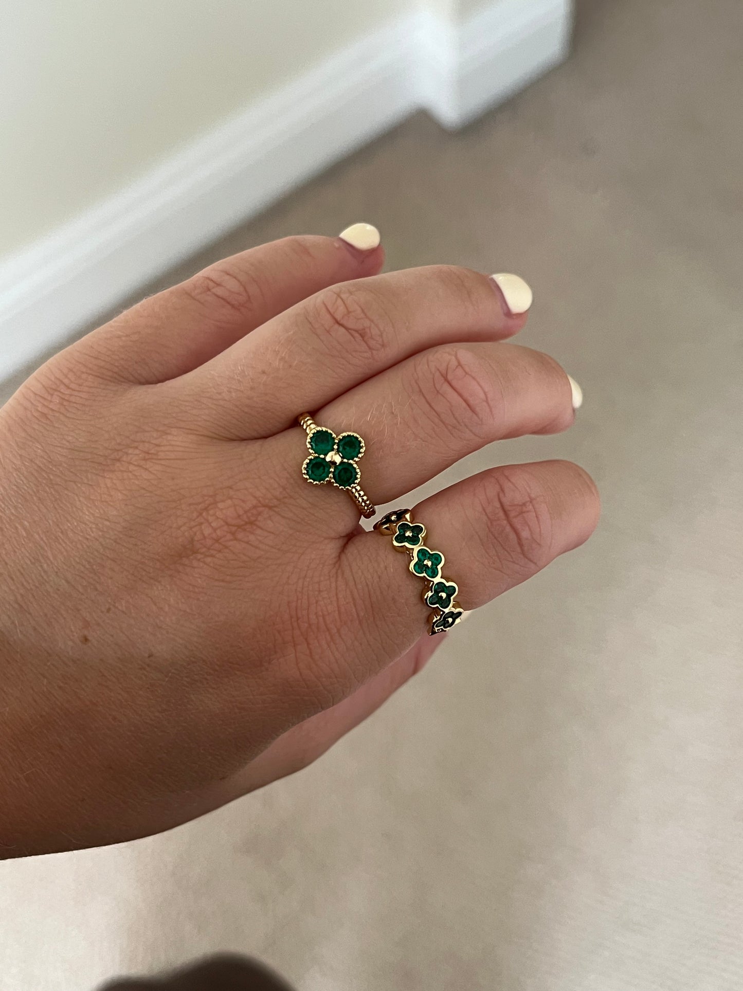 Statement Clover Ring