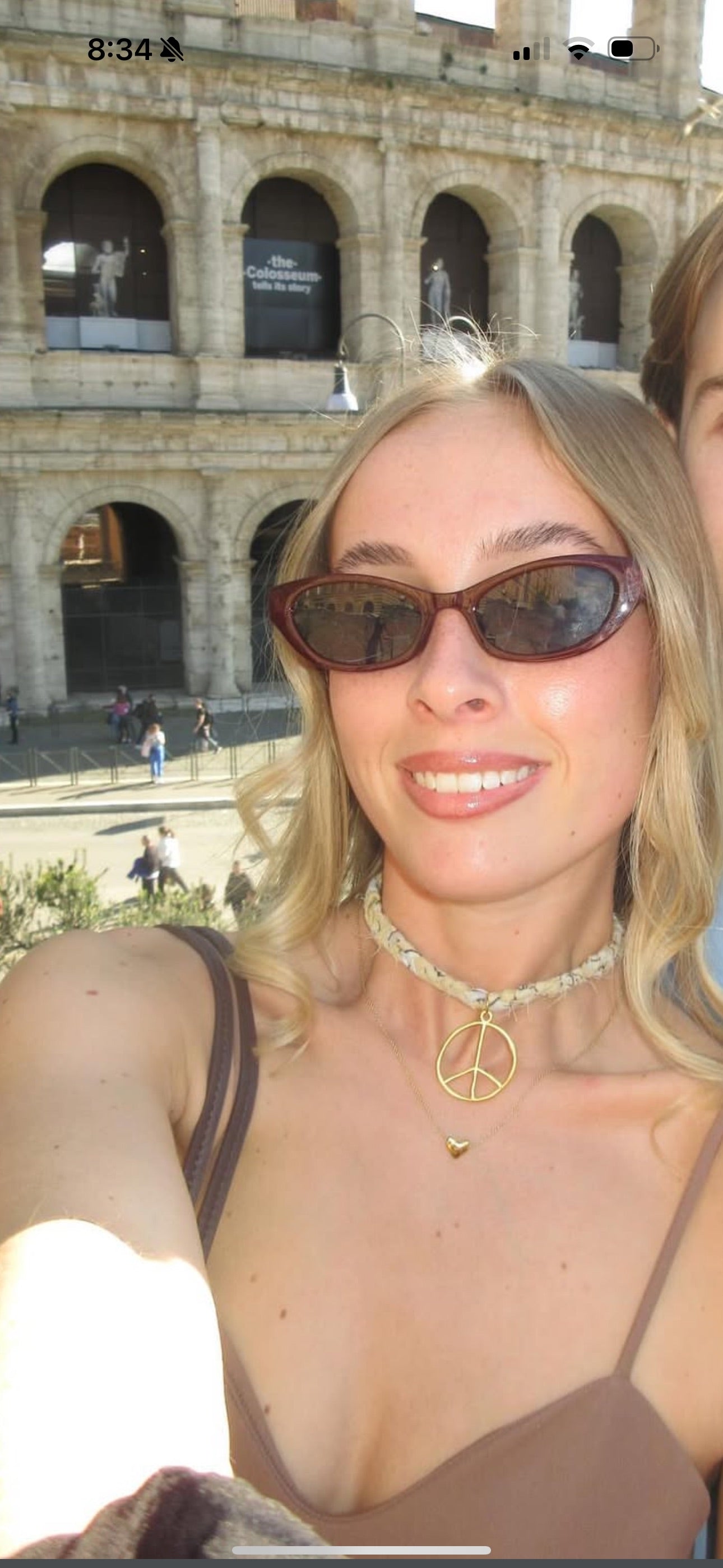Peace Charm Bandana Necklace