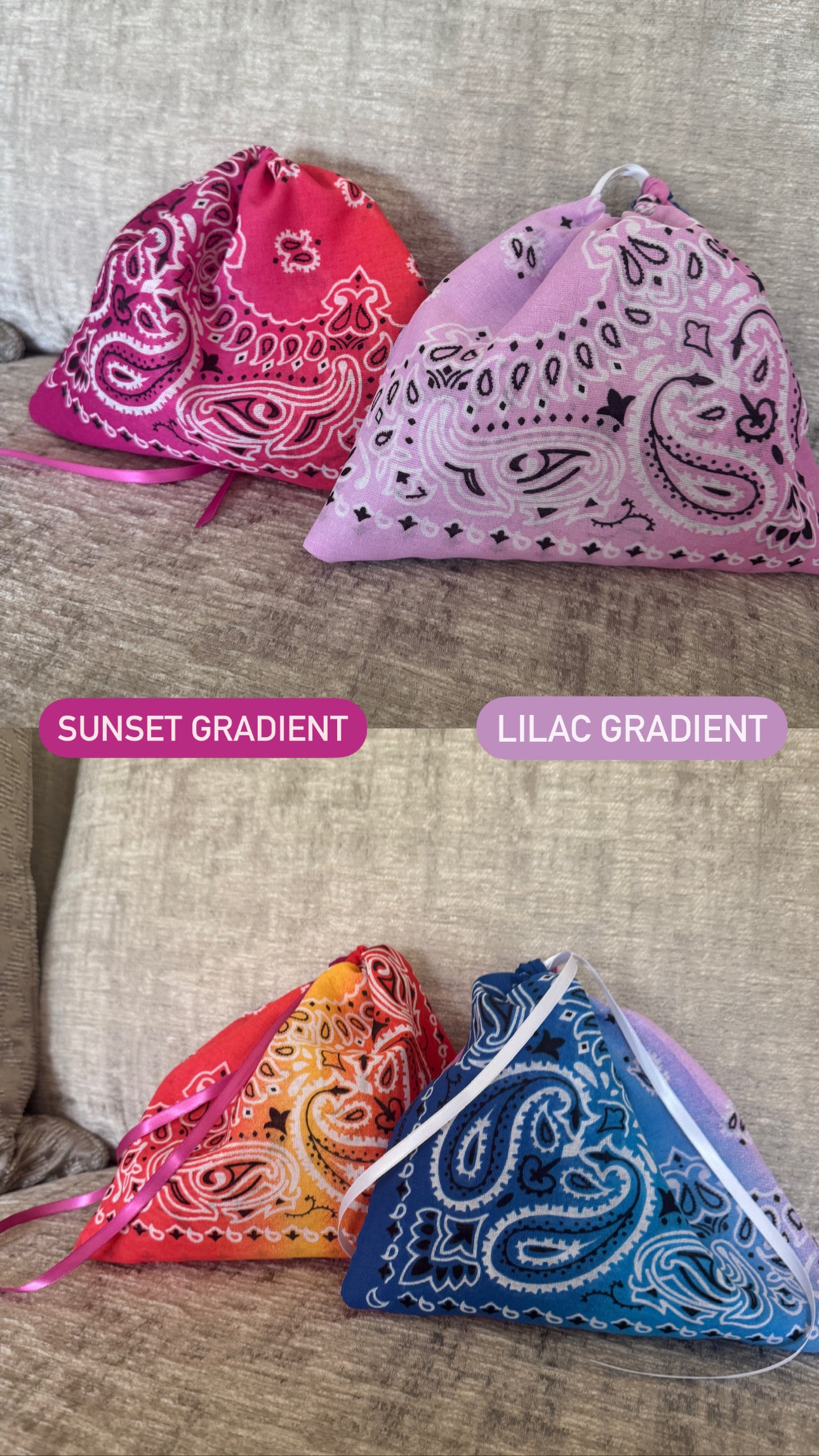 Crystal Peace Bandana Necklace