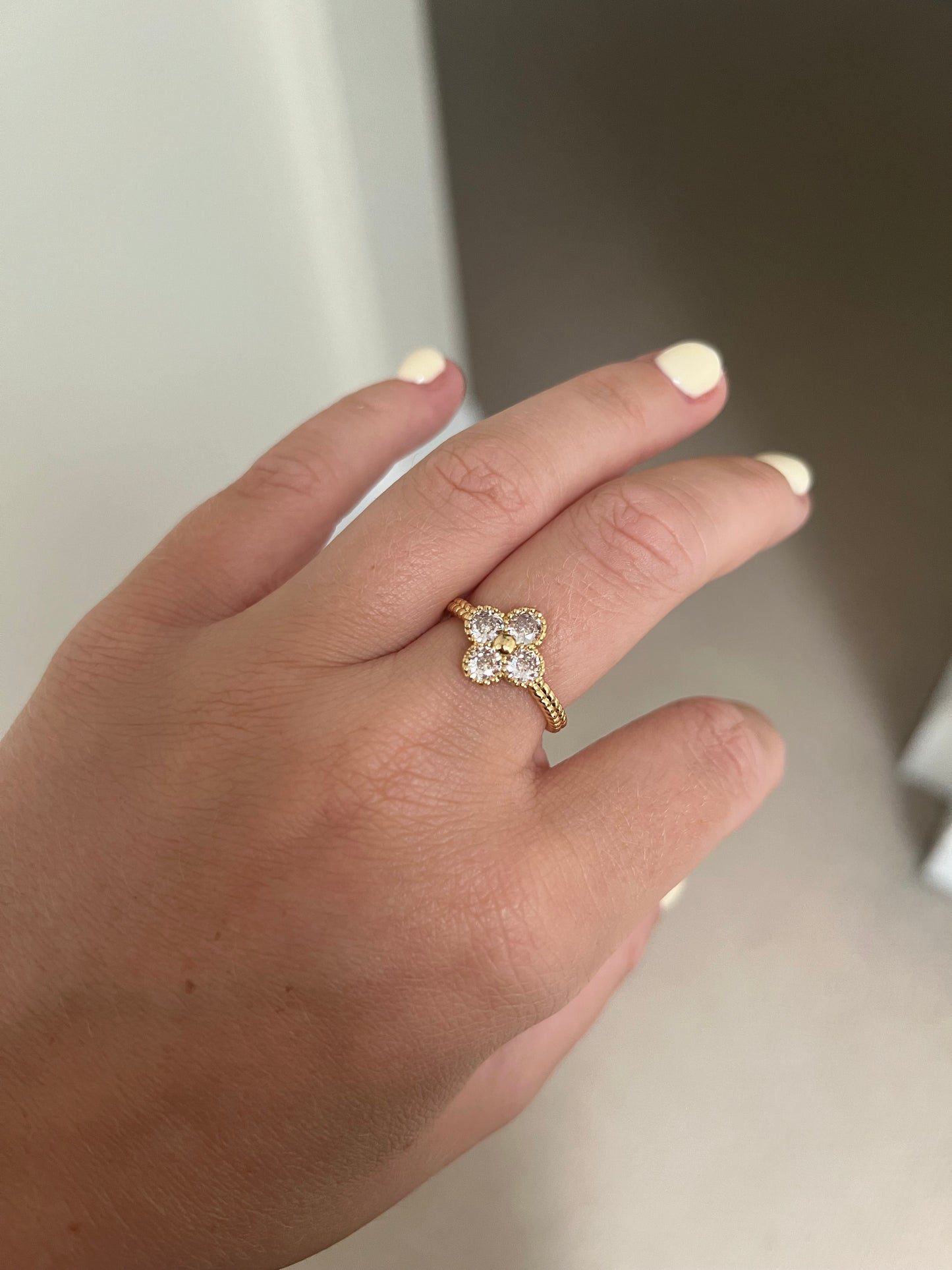 Statement Clover Ring