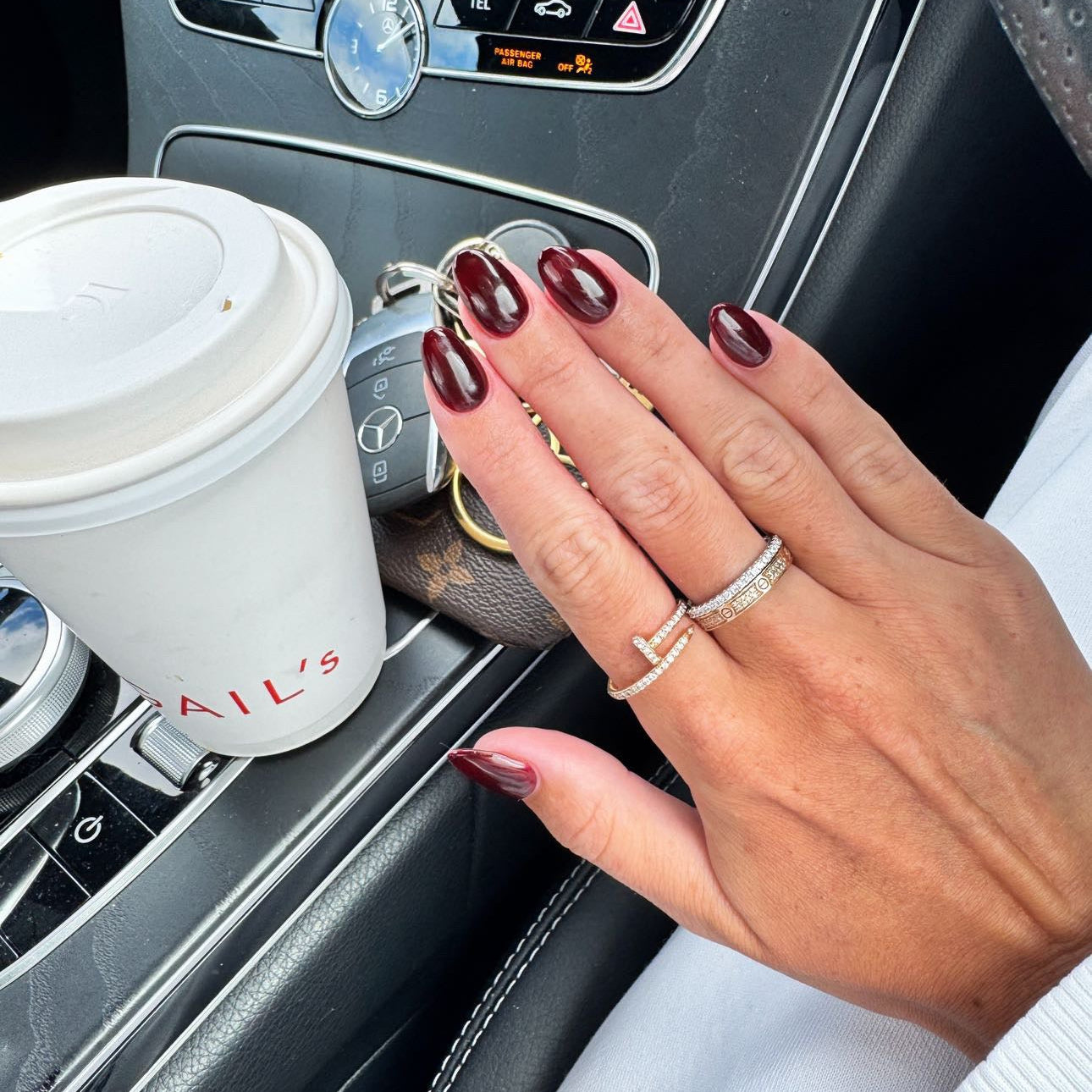 Crystal Thin Stacking Ring