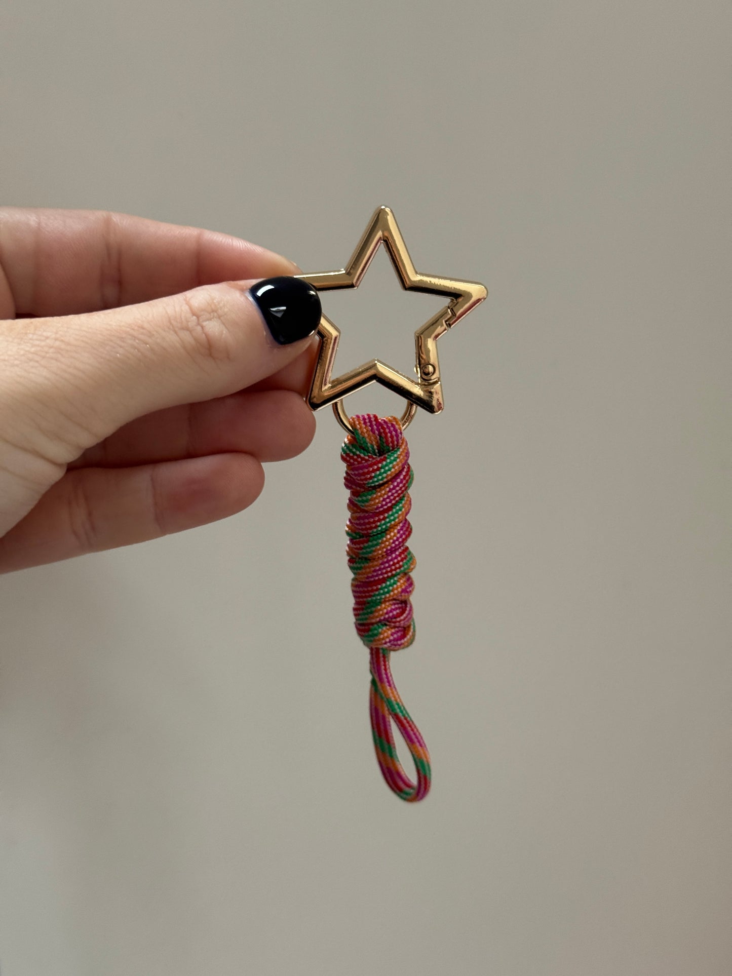 Star Paracord Keyring