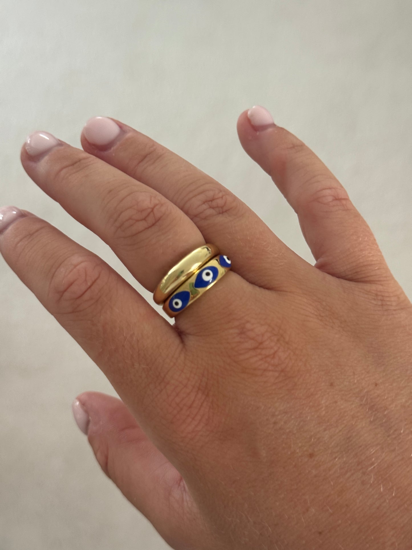 Skinny Domed Adjustable Ring