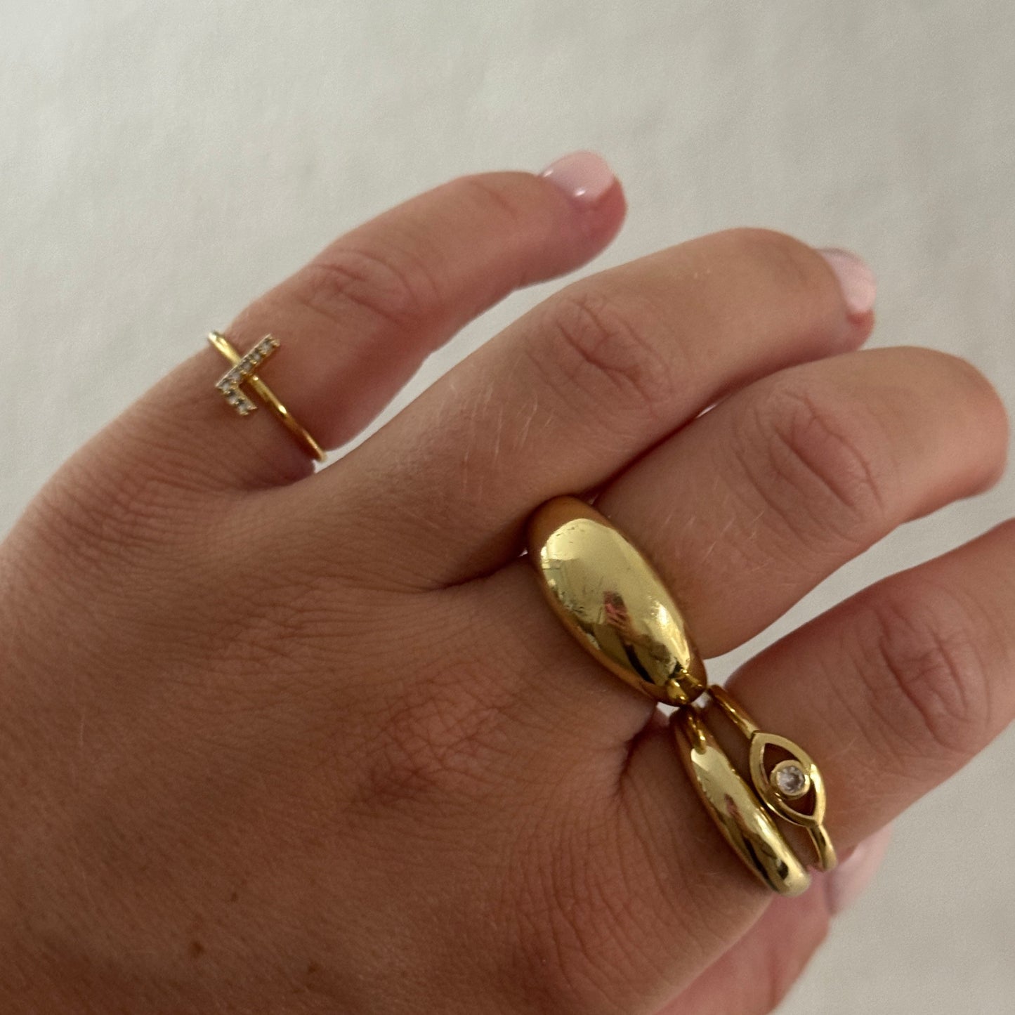 Initial Crystal Stacking Ring
