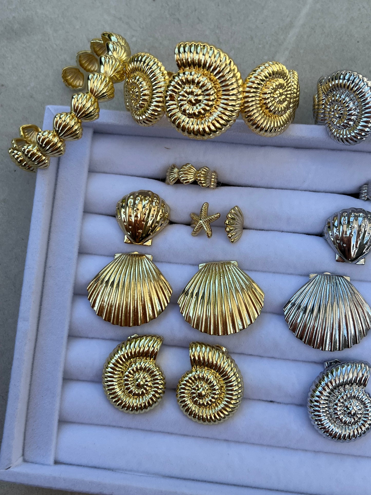 Mini Shell Cuff Bracelet
