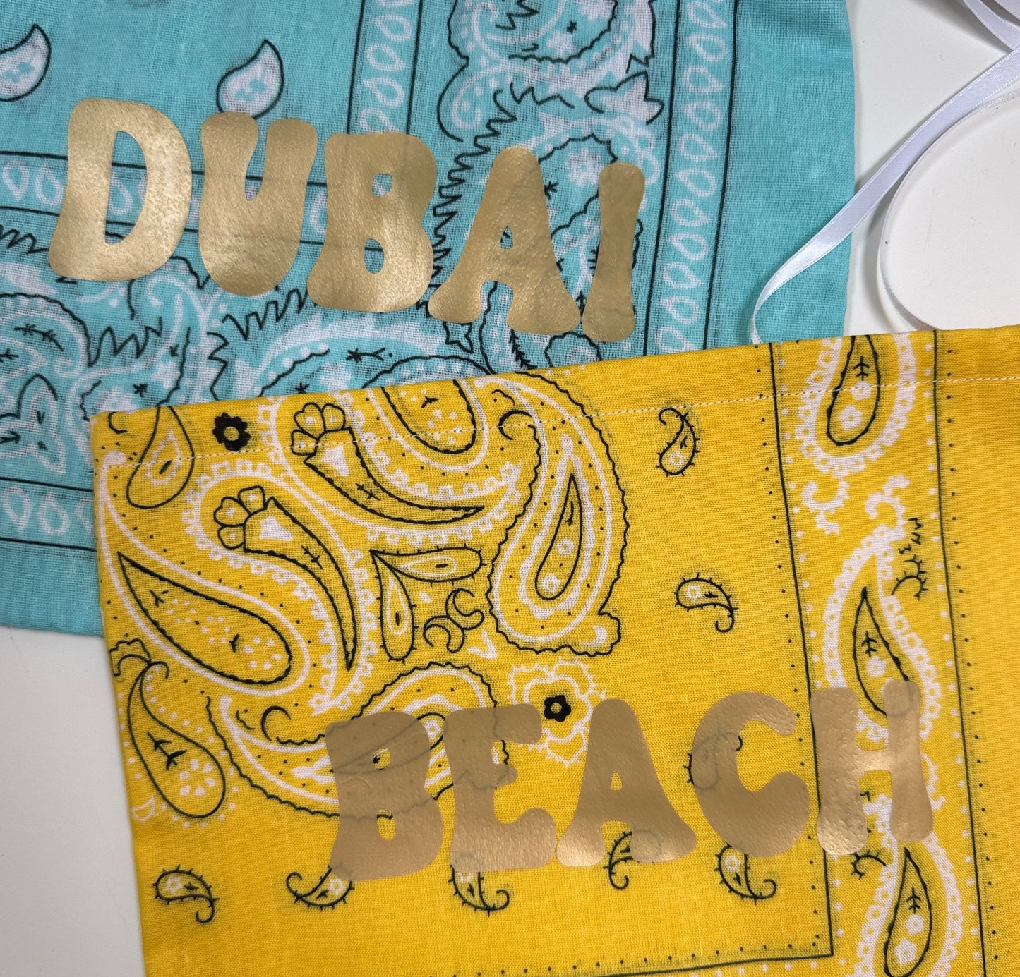 Bandana Drawstring Pouch