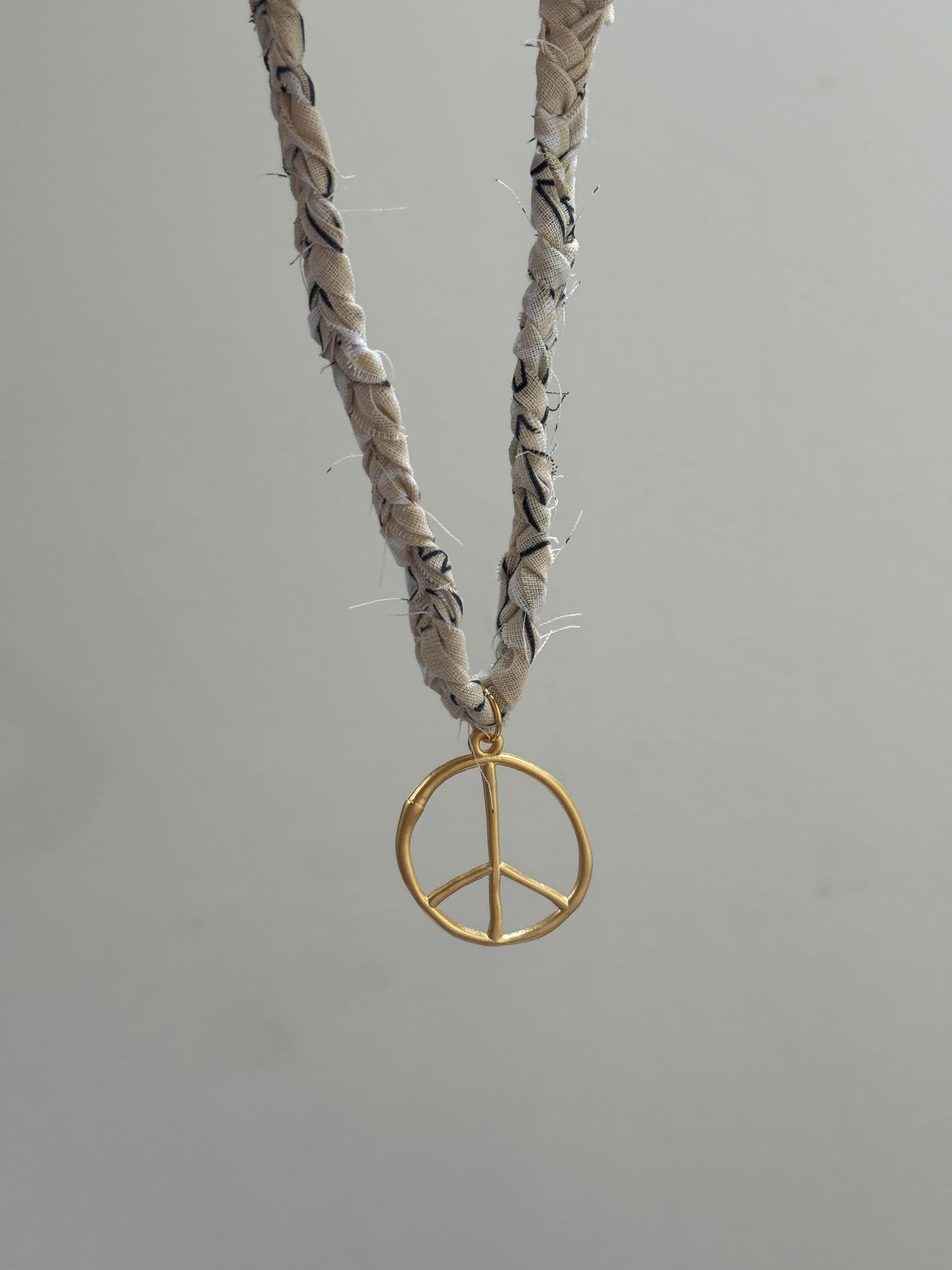 Peace Charm Bandana Necklace