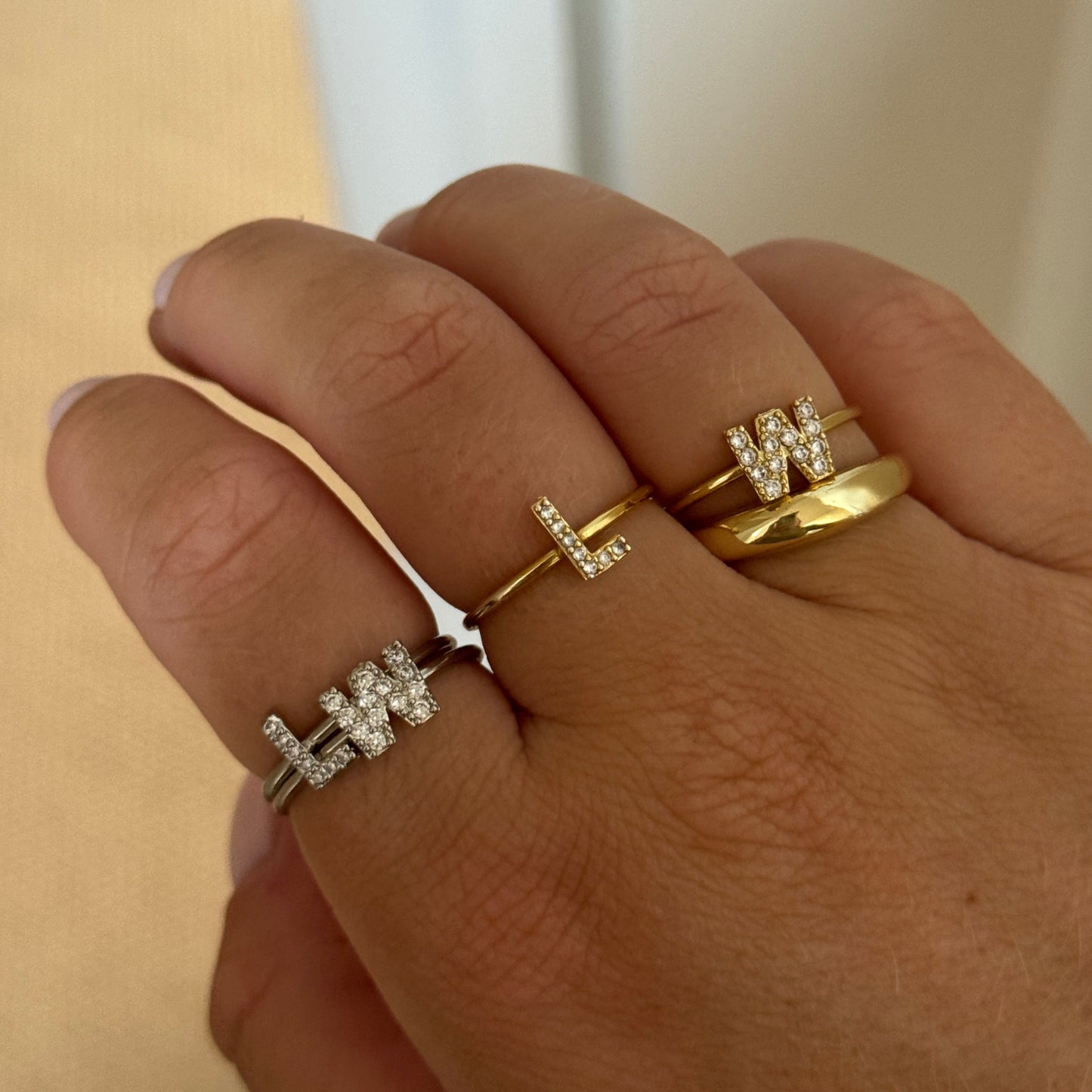 Initial Crystal Stacking Ring