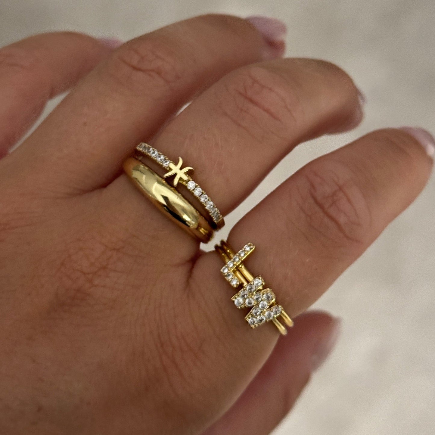 Initial Crystal Stacking Ring