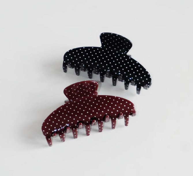Polka Dot Hair Claw
