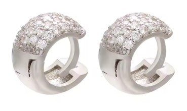 Mini Pave Huggies