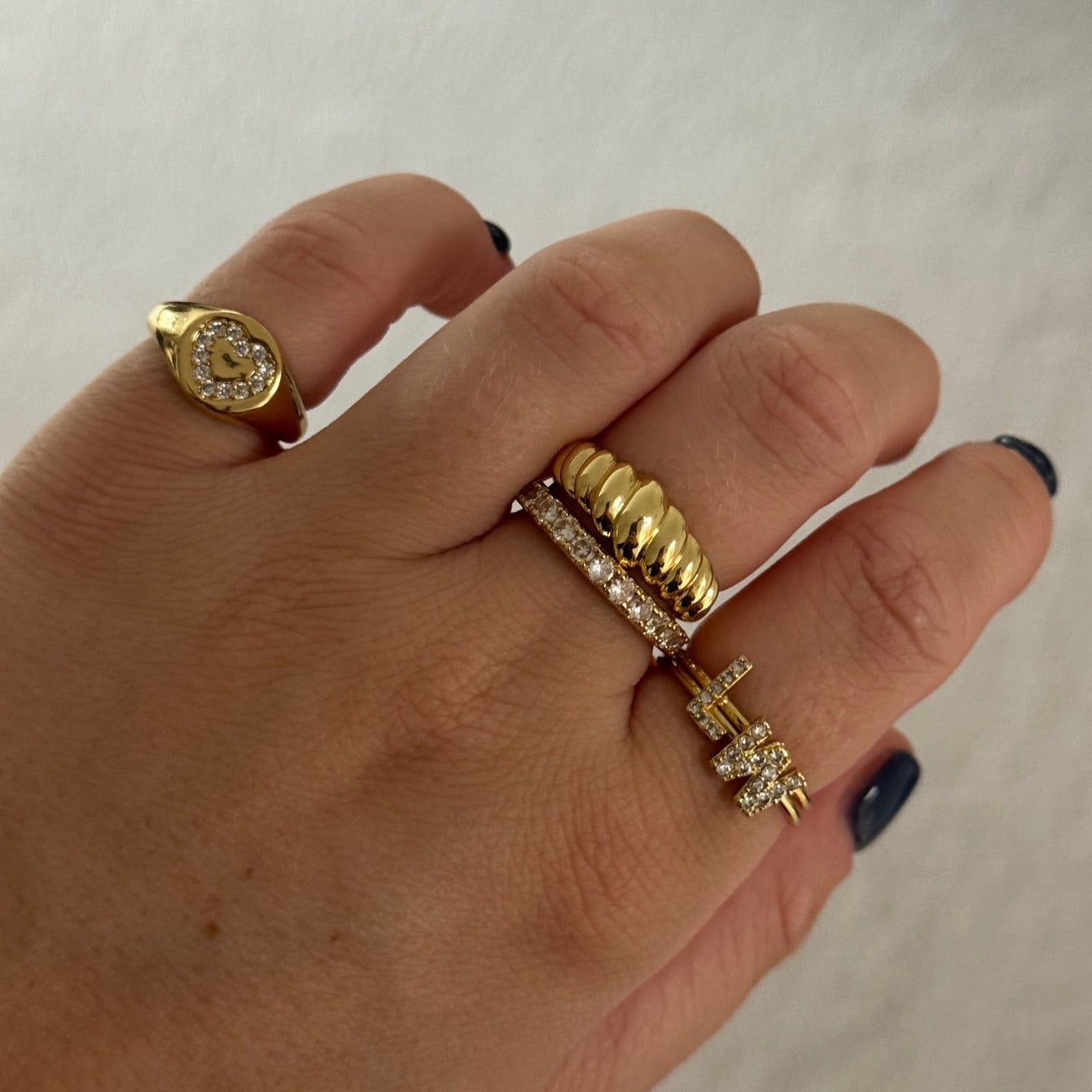 Initial Crystal Stacking Ring