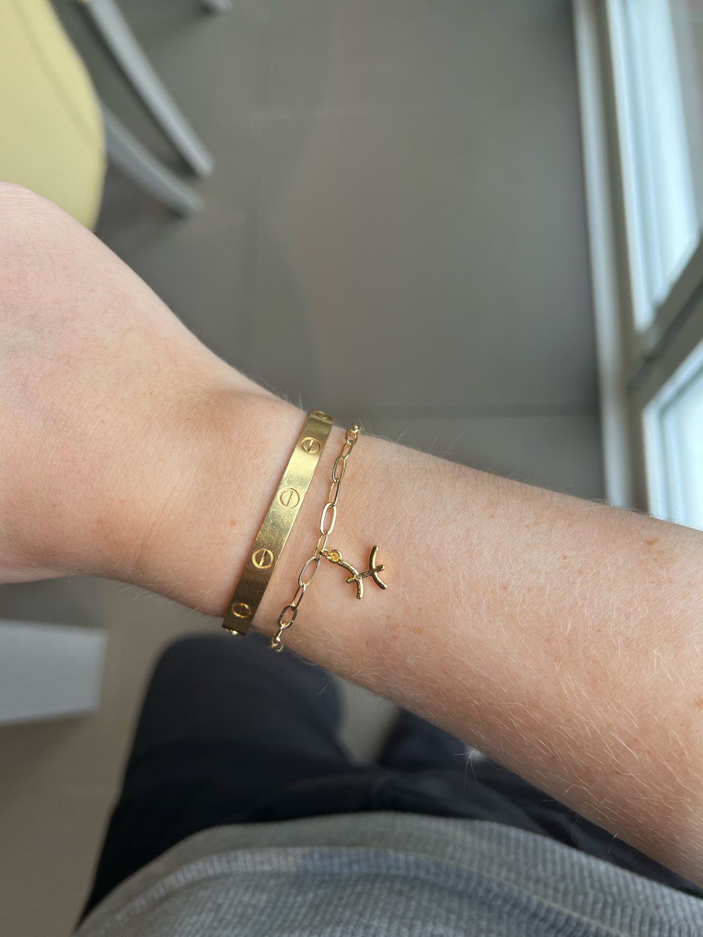 Starsign Charm Chain Bracelet