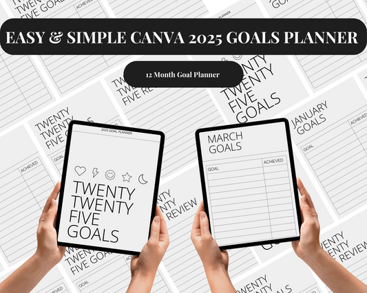 *DIGITAL PRODUCT* 2025 Goal Planner