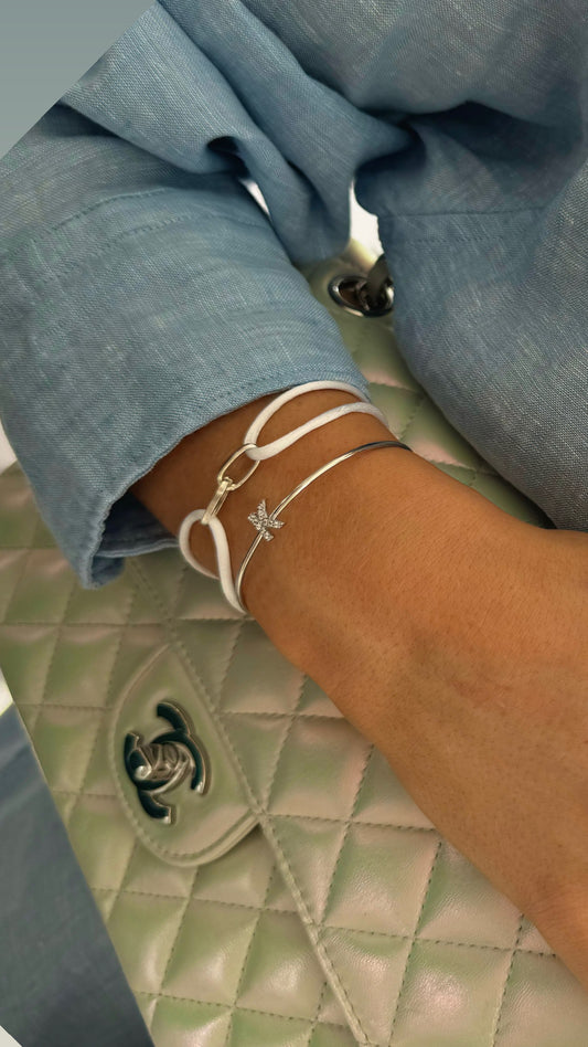 Initial Crystal Cuff