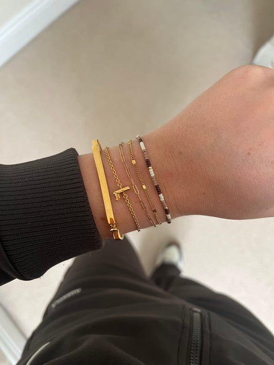Dot Dash Chain Bracelet
