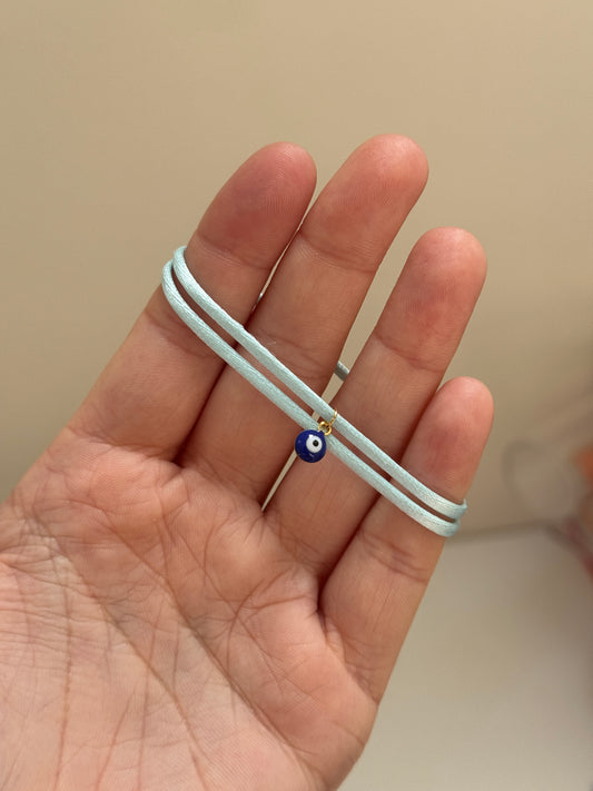Evil Eye Ribbon Bracelet