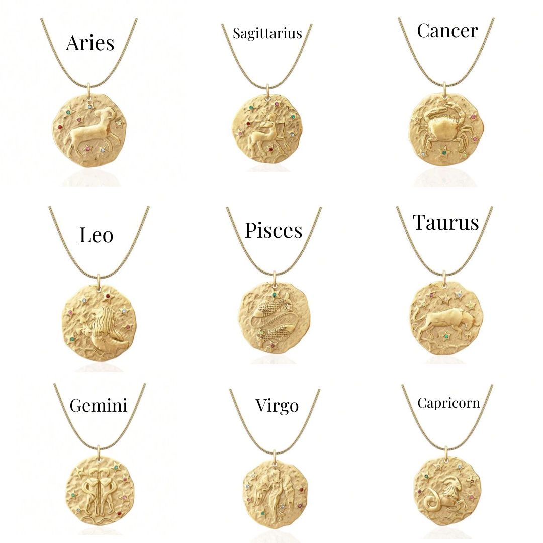 Starsign Coin Necklace