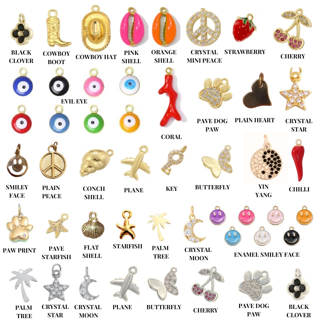 Build your own Chain Charm Bracelet