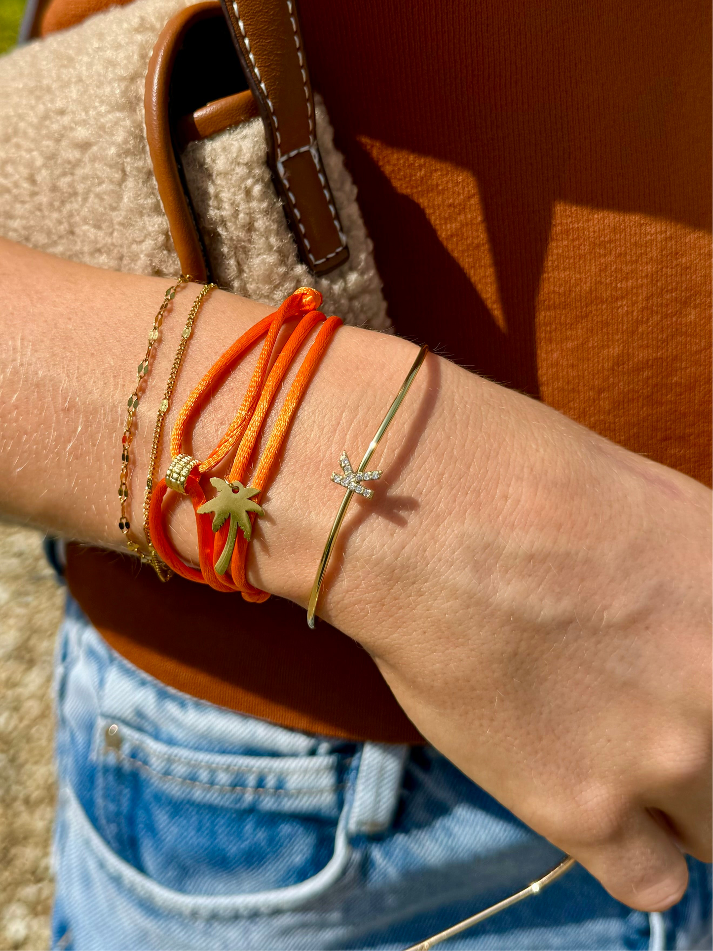 Initial Crystal Cuff
