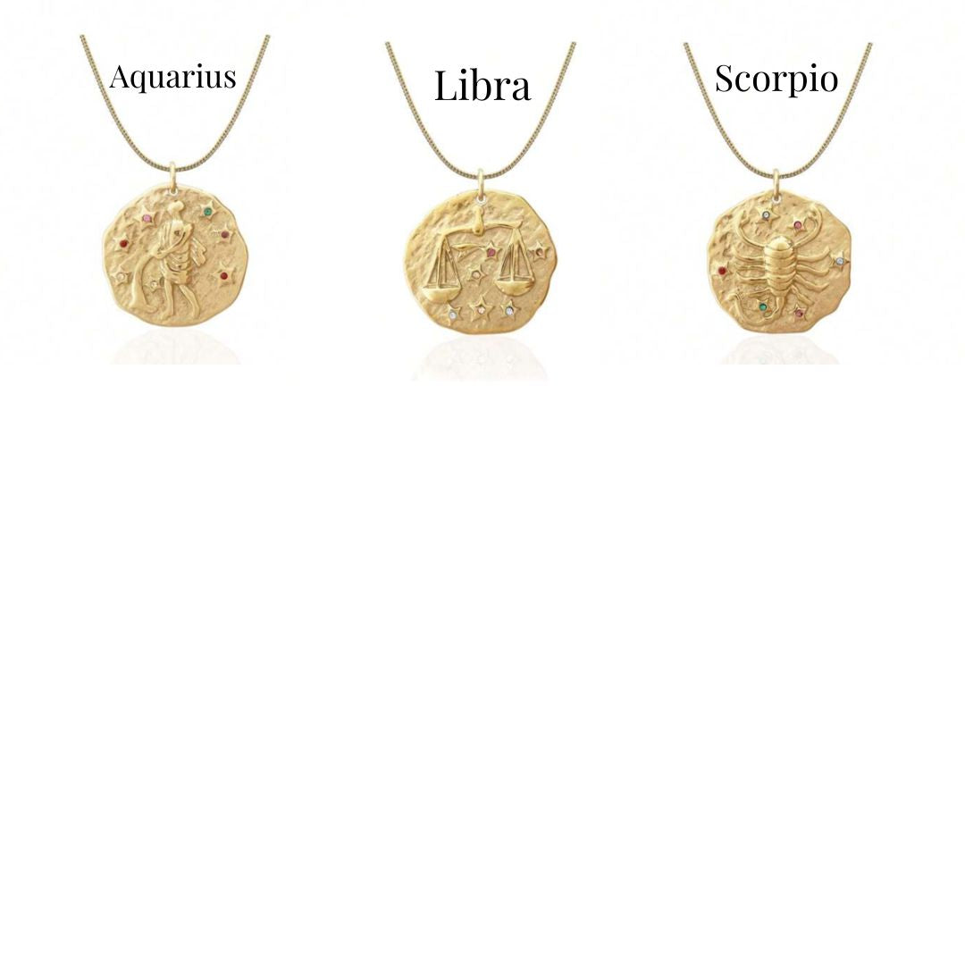 Starsign Coin Necklace