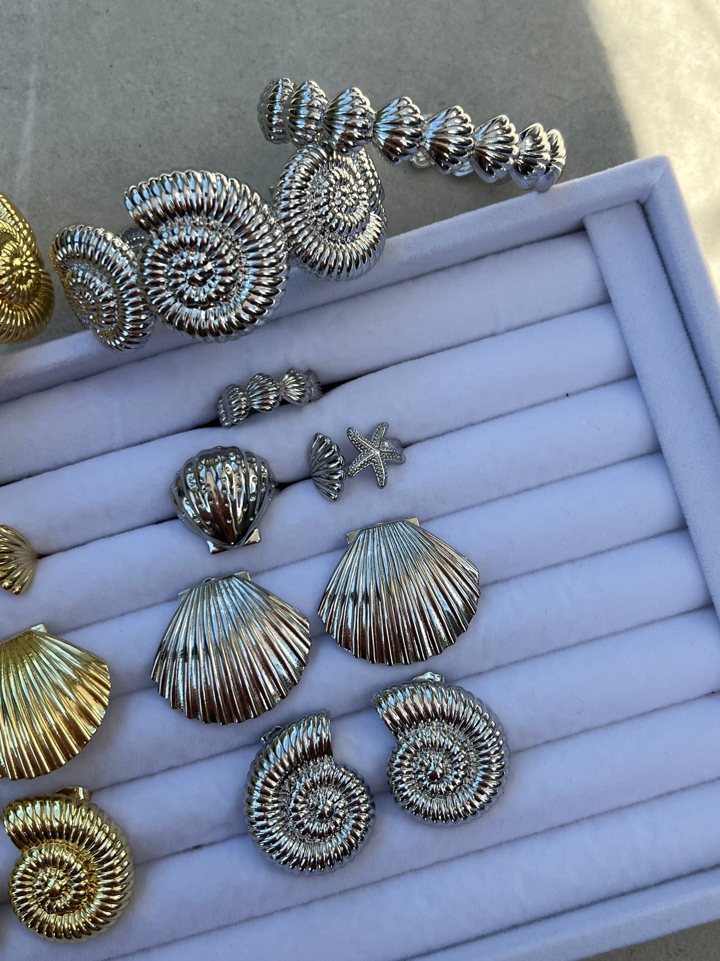 Mini Shell Cuff Bracelet