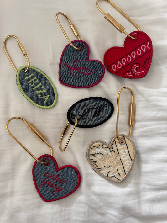 Denim & Bandana Personalised Charms