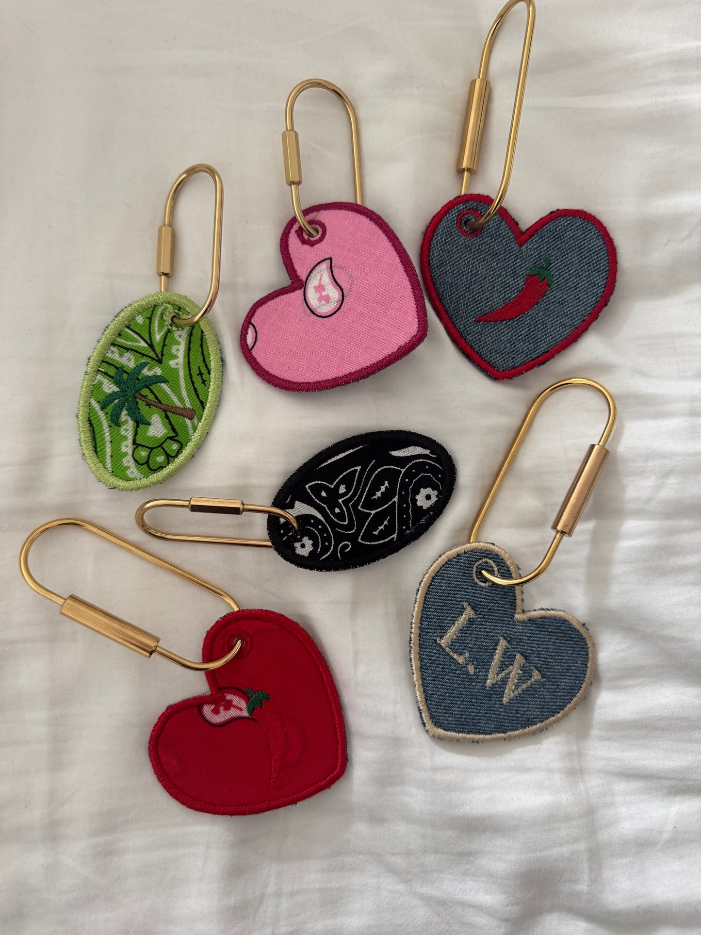Denim & Bandana Personalised Charms