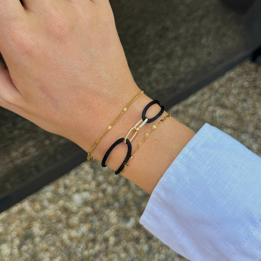 Chain Link Ribbon Bracelet