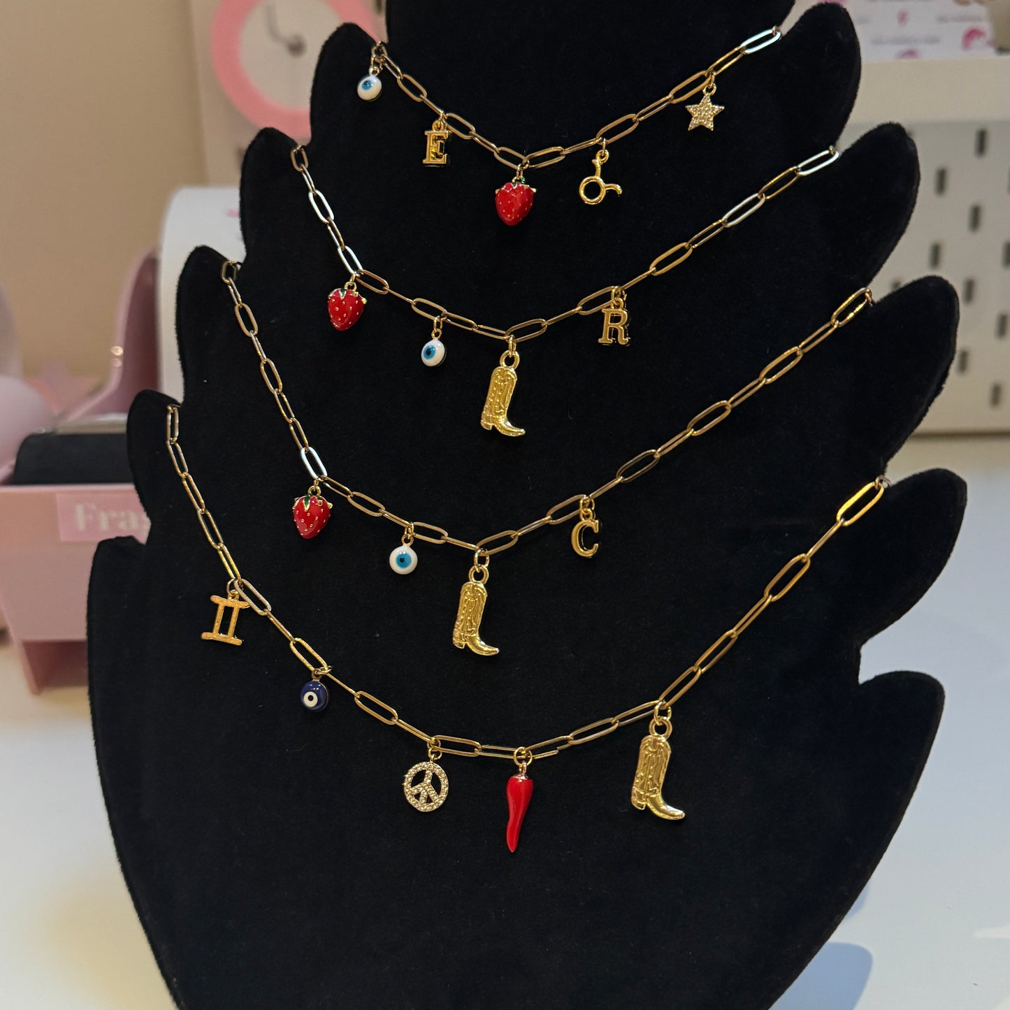 Build your own Chain Charm Necklace