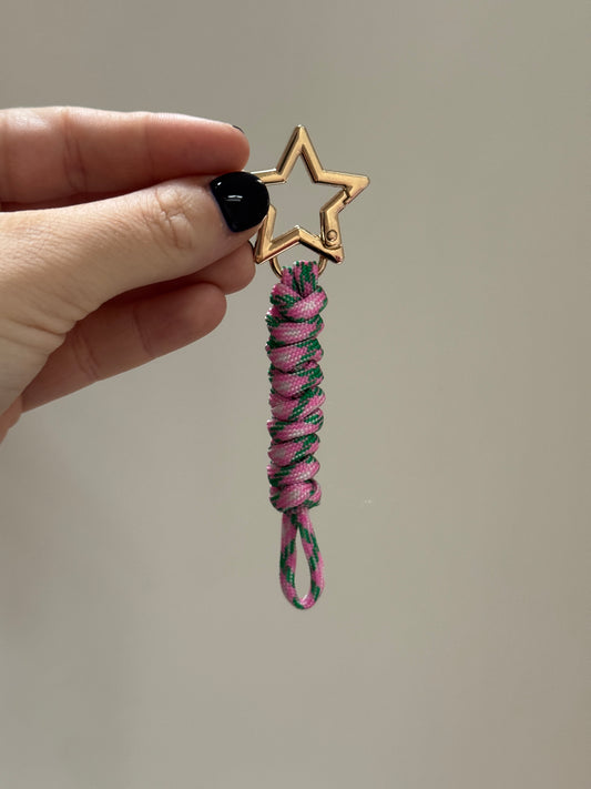 Star Paracord Keyring