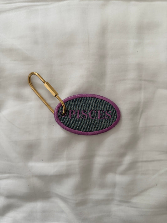 SAMPLE SALE 'PISCES' DENIM CHARM