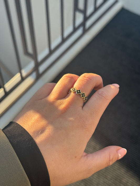 Clover Adjustable Ring
