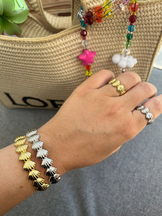 Mini Shell Cuff Bracelet