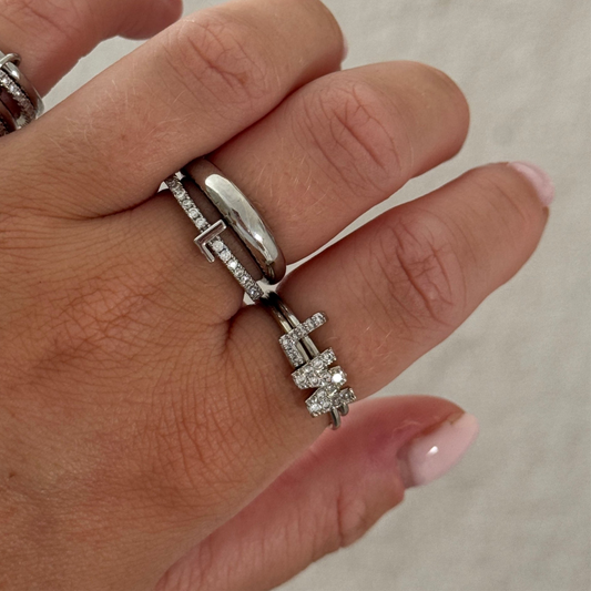 Initial Crystal Stacking Ring