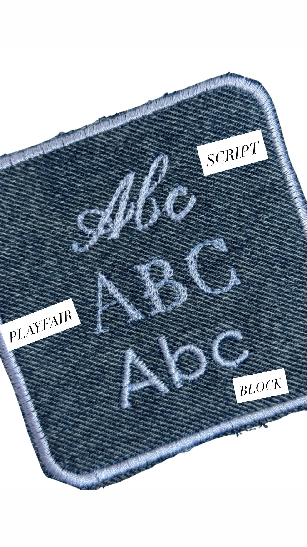 Denim & Bandana Personalised Charms