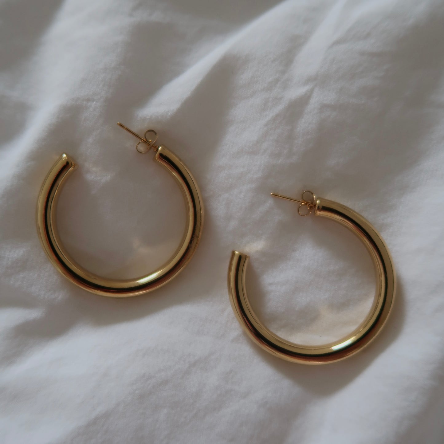 Stainless Steel Large Hoops