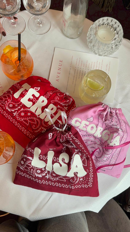 Bandana Drawstring Pouch