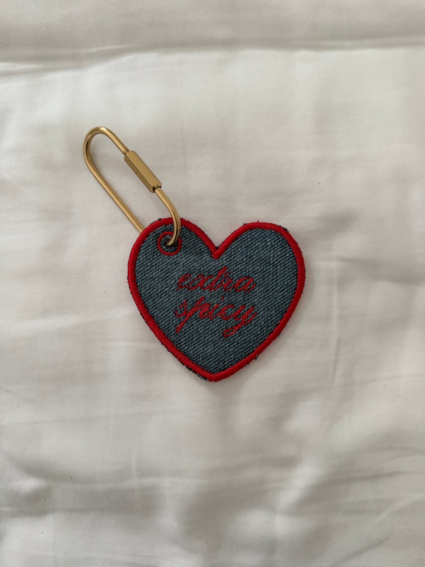 SAMPLE SALE ' EXTRA SPICY' DENIM CHARM