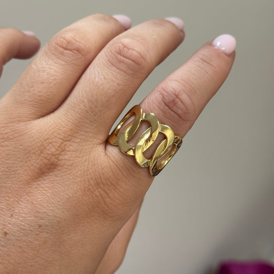 Chunky Chain Link Ring