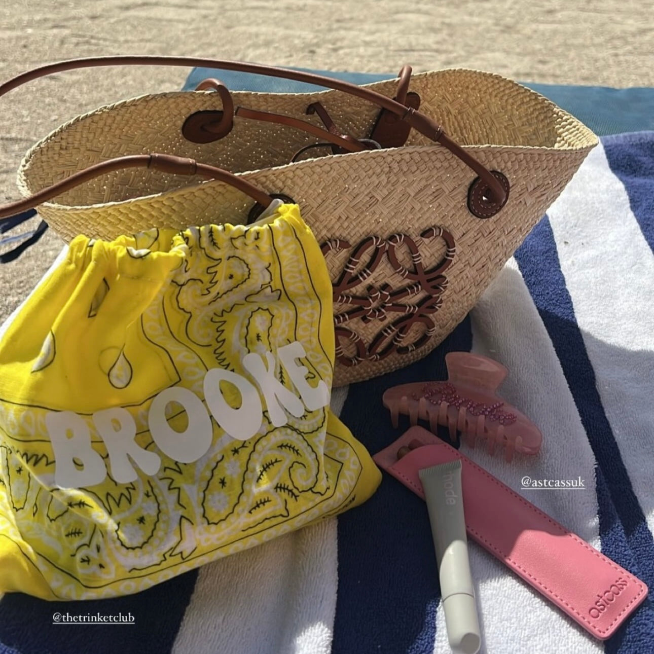 Bandana Drawstring Pouch