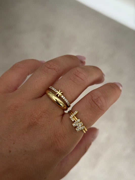 Initial Crystal Stacking Ring